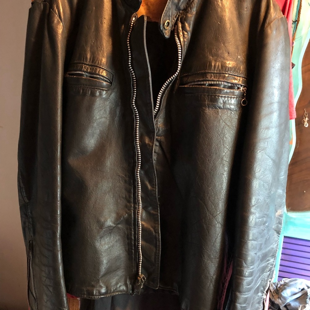 Excelled Cafe racer vintage motorcycle jacket